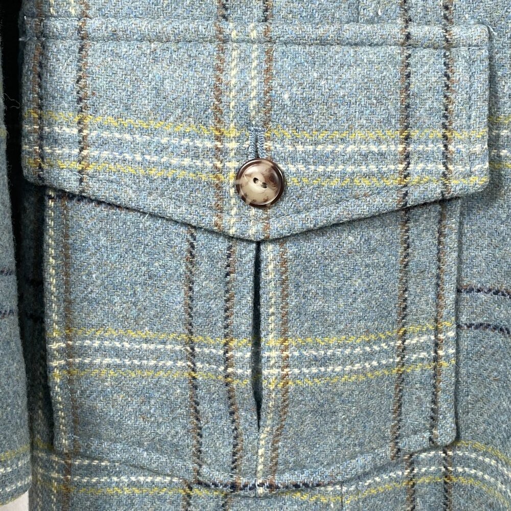 Pendleton Wool Plaid Blazer Jacket Petite 14 Oreg… - image 8